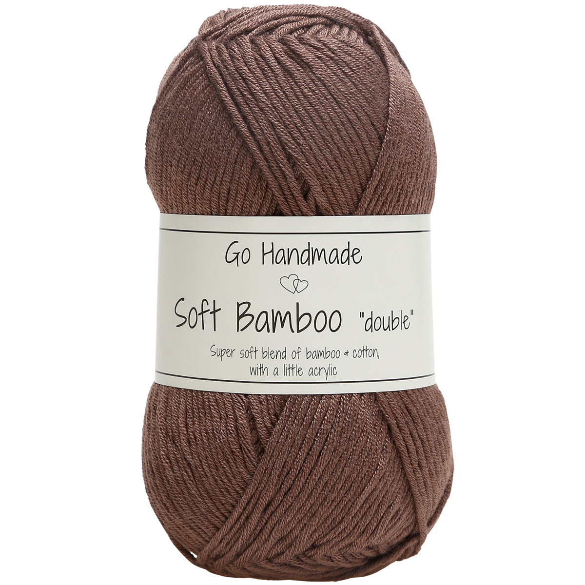 GoHandmade Soft Bamboo "double" -caramel brown