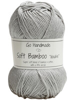GoHandmade Soft Bamboo "double" -light grey