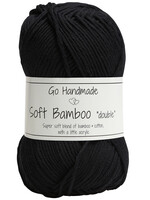 GoHandmade Soft Bamboo "double" -black