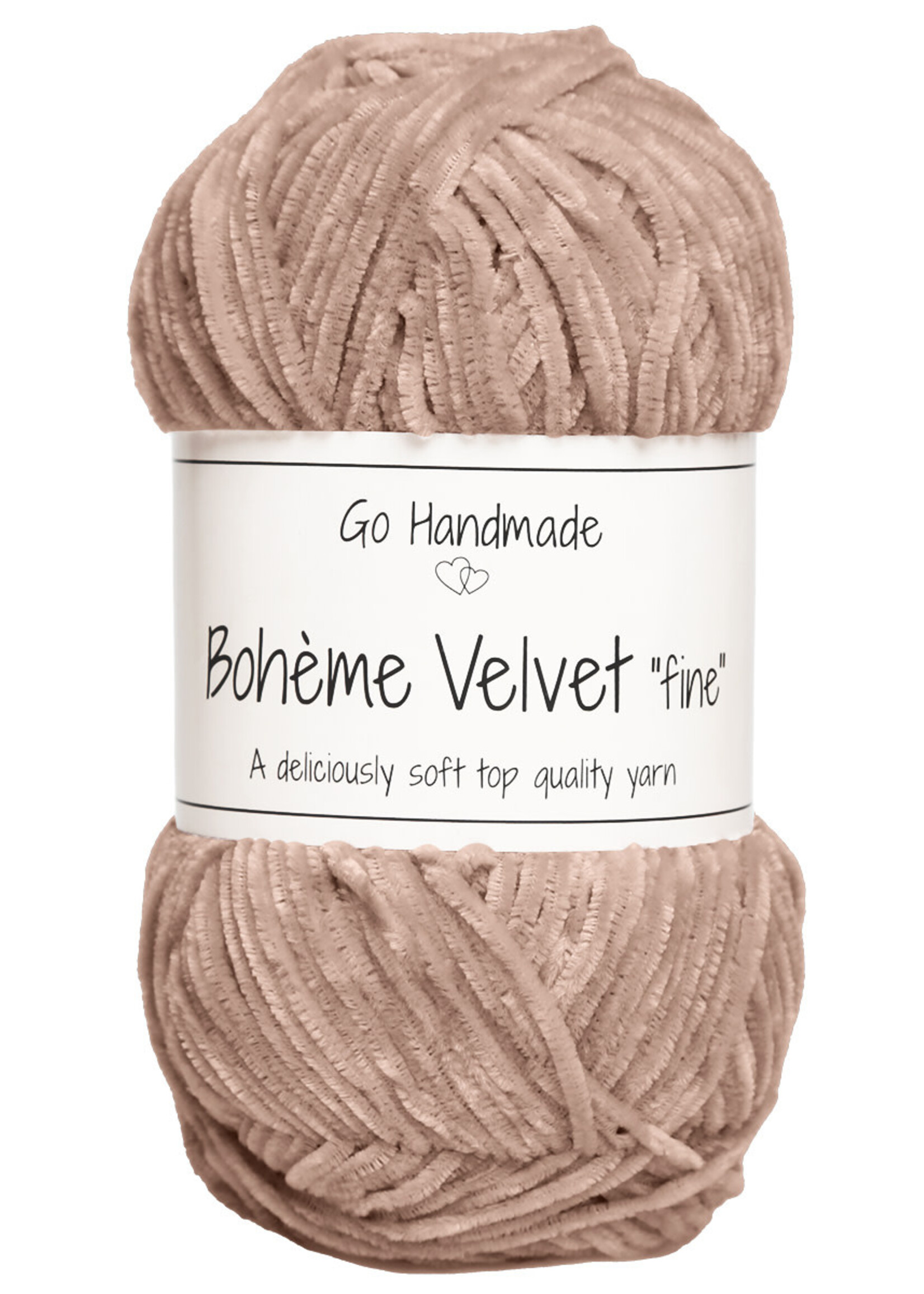 GoHandmade Bohème Velvet "fine" -brown