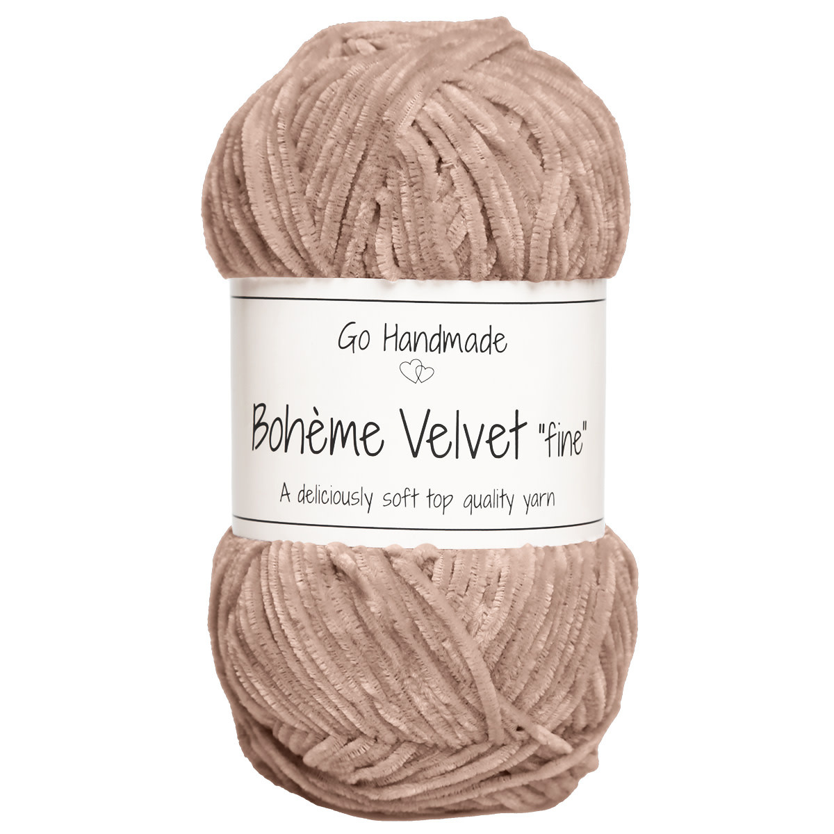 GoHandmade Bohème Velvet "fine" -brown