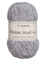 GoHandmade Bohème Velvet "fine" -grey