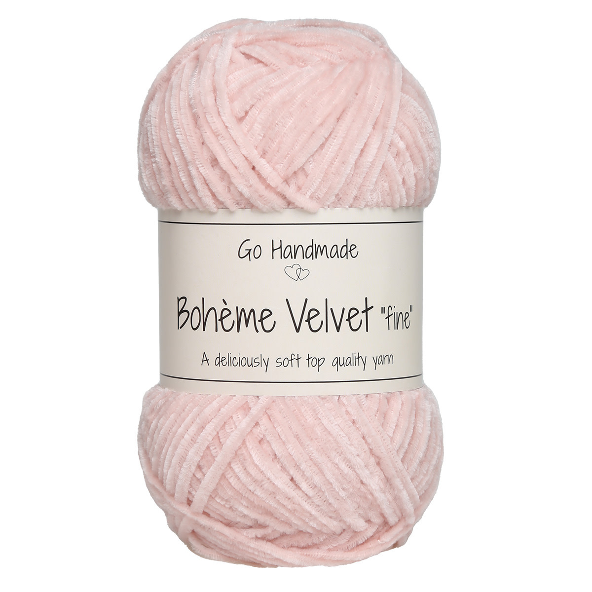 GoHandmade Bohème Velvet "fine" -cameo rose