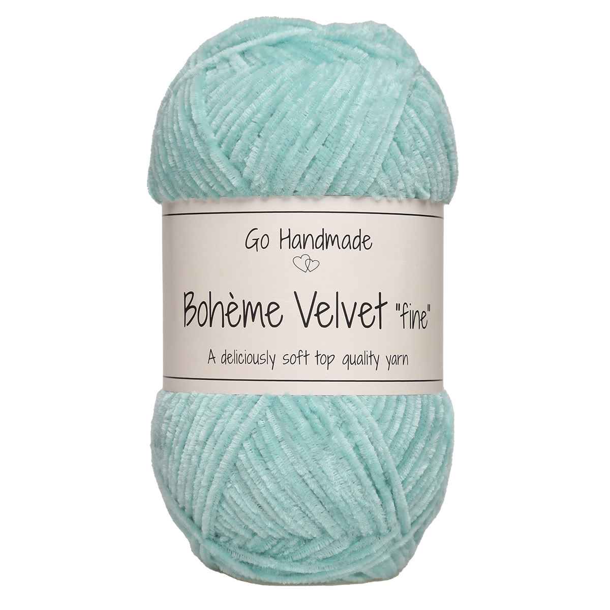 GoHandmade Bohème Velvet "fine" -mint