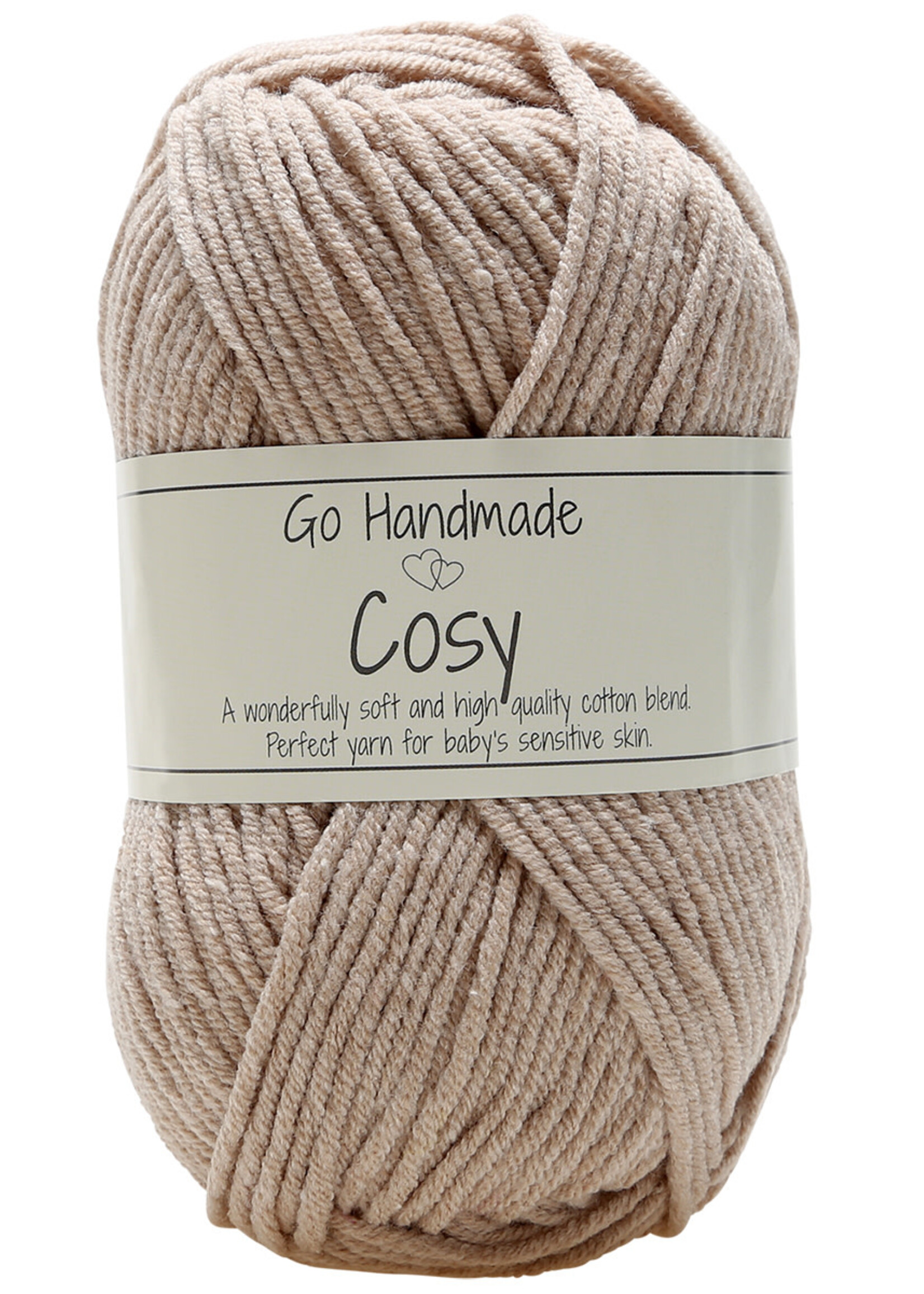 GoHandmade Jas met capouchon 3-4 jaar - Go handmade -breipakket