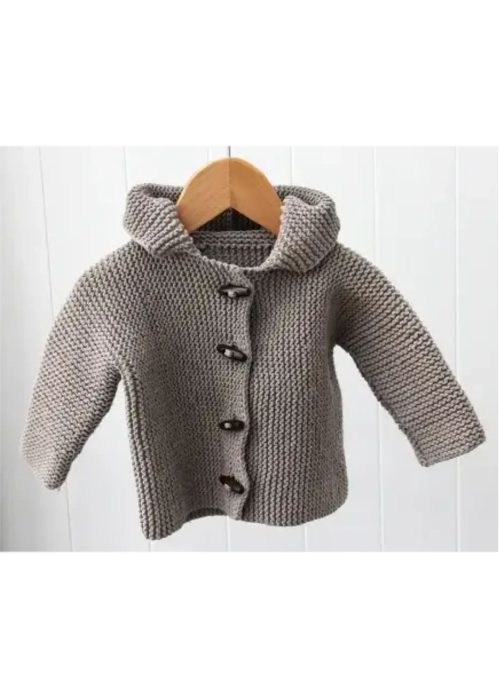 GoHandmade Jas met capouchon 3-4 jaar - Go handmade -breipakket