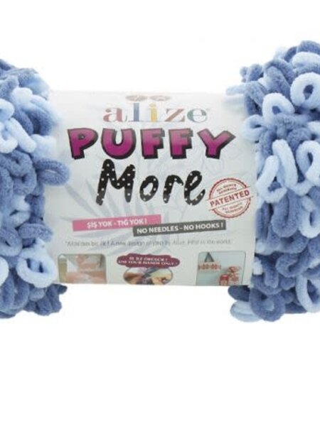 Puffy More 6295 Baby blue - Blue grey