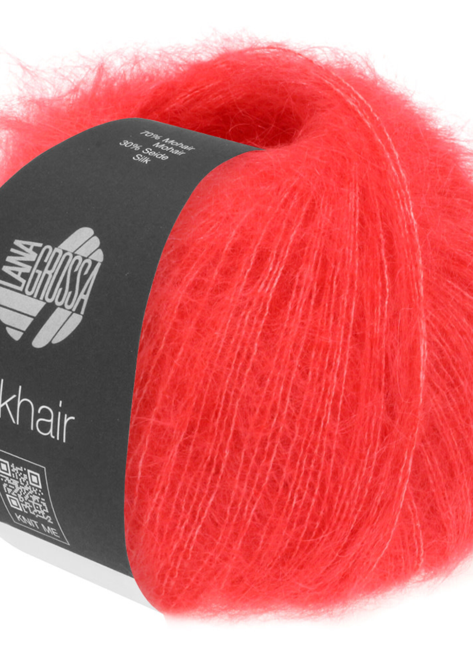 Lana Grossa Silkhair -147 aardbeirood