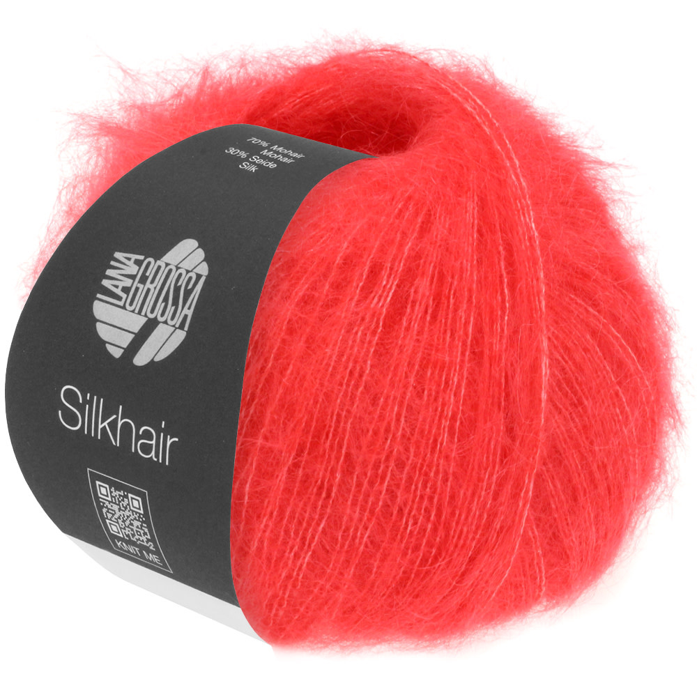 Lana Grossa Silkhair -147 aardbeirood