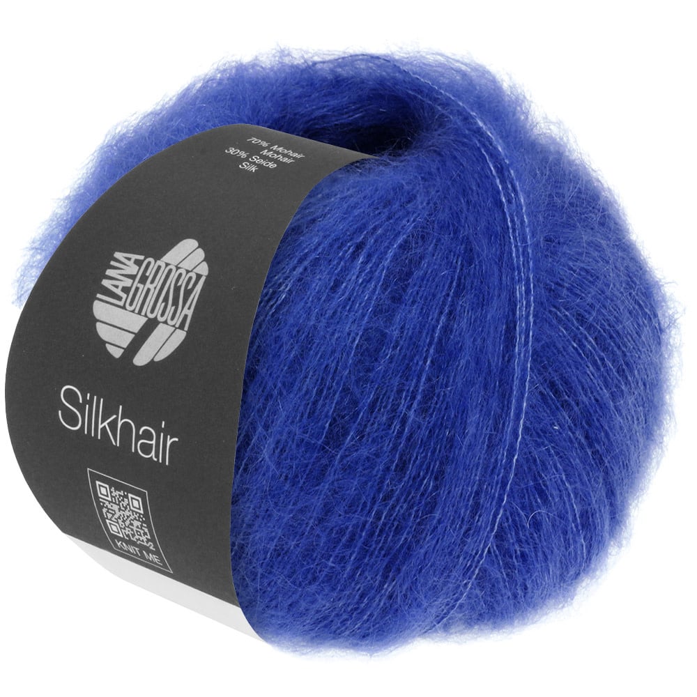 Lana Grossa Silkhair - Lana Grossa -205 inktblauw