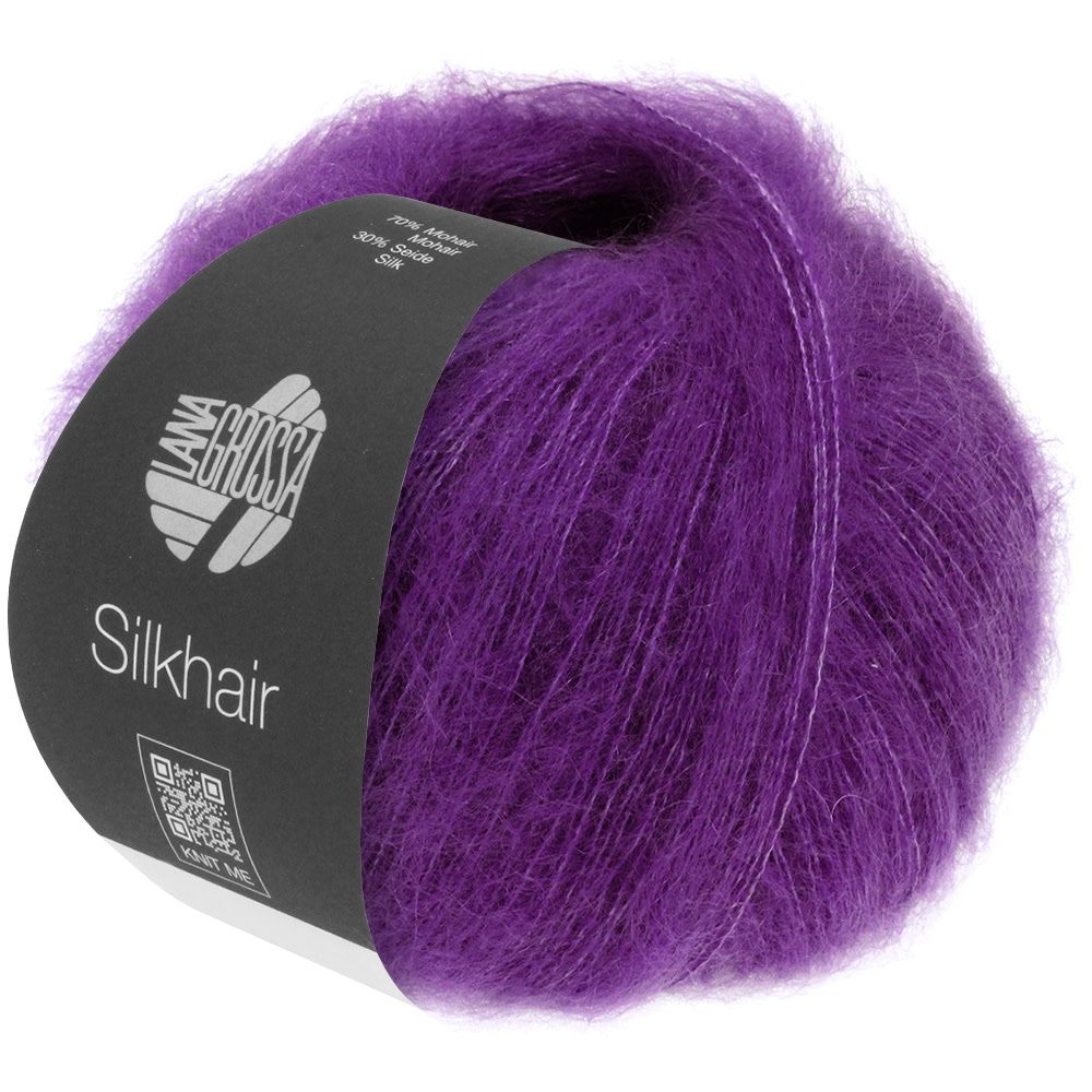 Lana Grossa Silkhair - Lana Grossa -206 aubergine