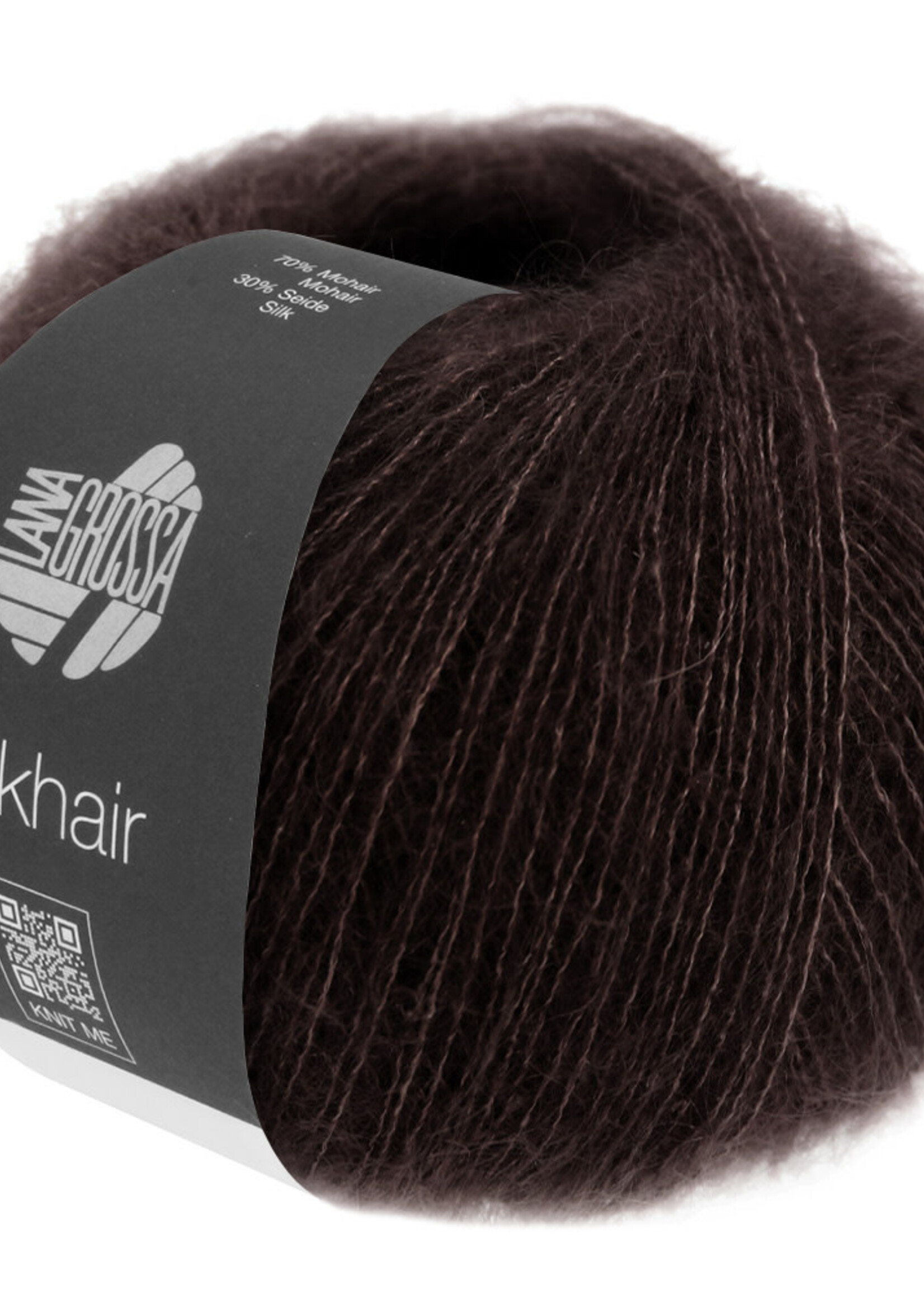 Lana Grossa Silkhair - Lana Grossa -209 zwartbruin