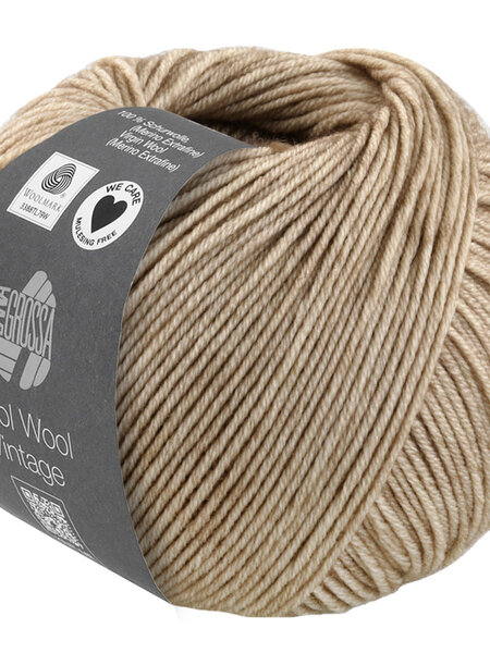 Lana Grossa Cool Wool Vintage -7382 zandbeige
