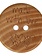 Knoop hout 'made with love' maat 40 - 25mm