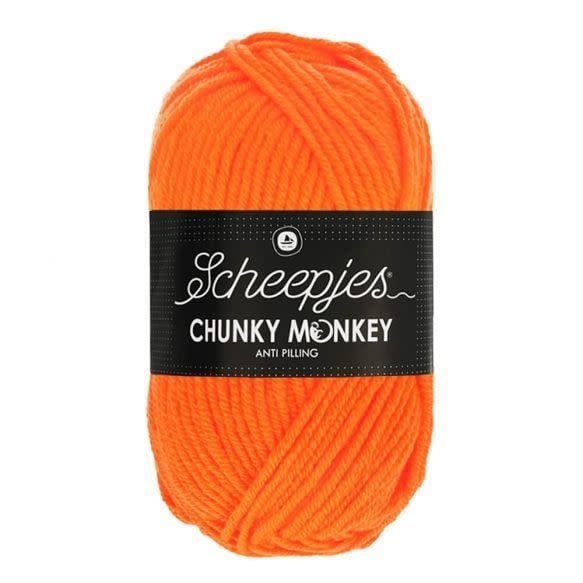 Scheepjes Chunky Monkey - Scheepjes -1256 Neon Orange