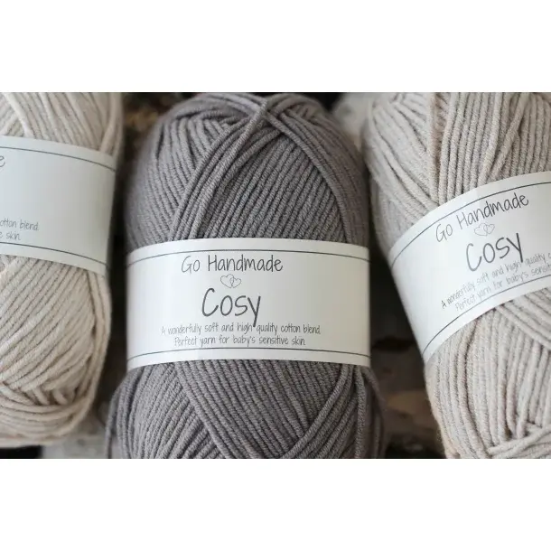 GoHandmade handtas Rib Stitch 'groot' - dark grey - haakpakket