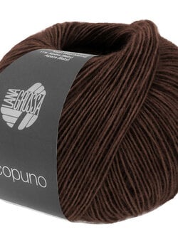 Lana Grossa Ecopuno -212 zwartbruin
