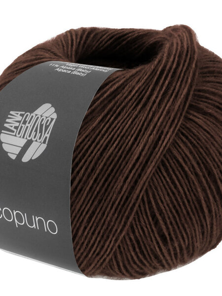 Lana Grossa Ecopuno - Lana Grossa -212 zwartbruin