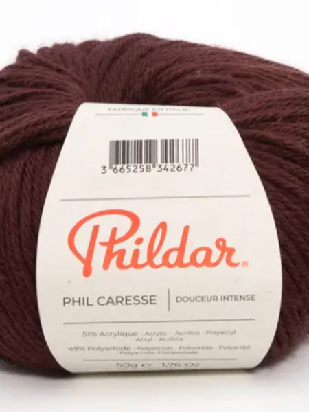 Phildar Phil Caresse -brun auburn