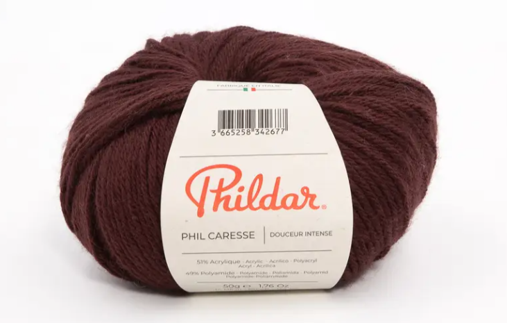 Phildar Phil Caresse -Phildar -brun auburn