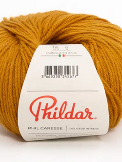Phildar Phil Caresse -Phildar -miel grisé