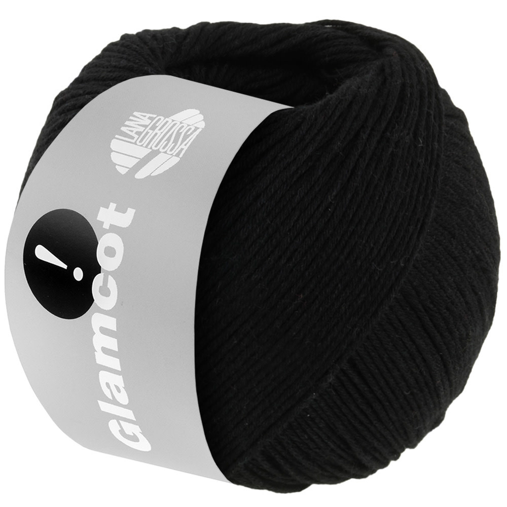 Lana Grossa Glamcot - Lana Grossa -22 zwart