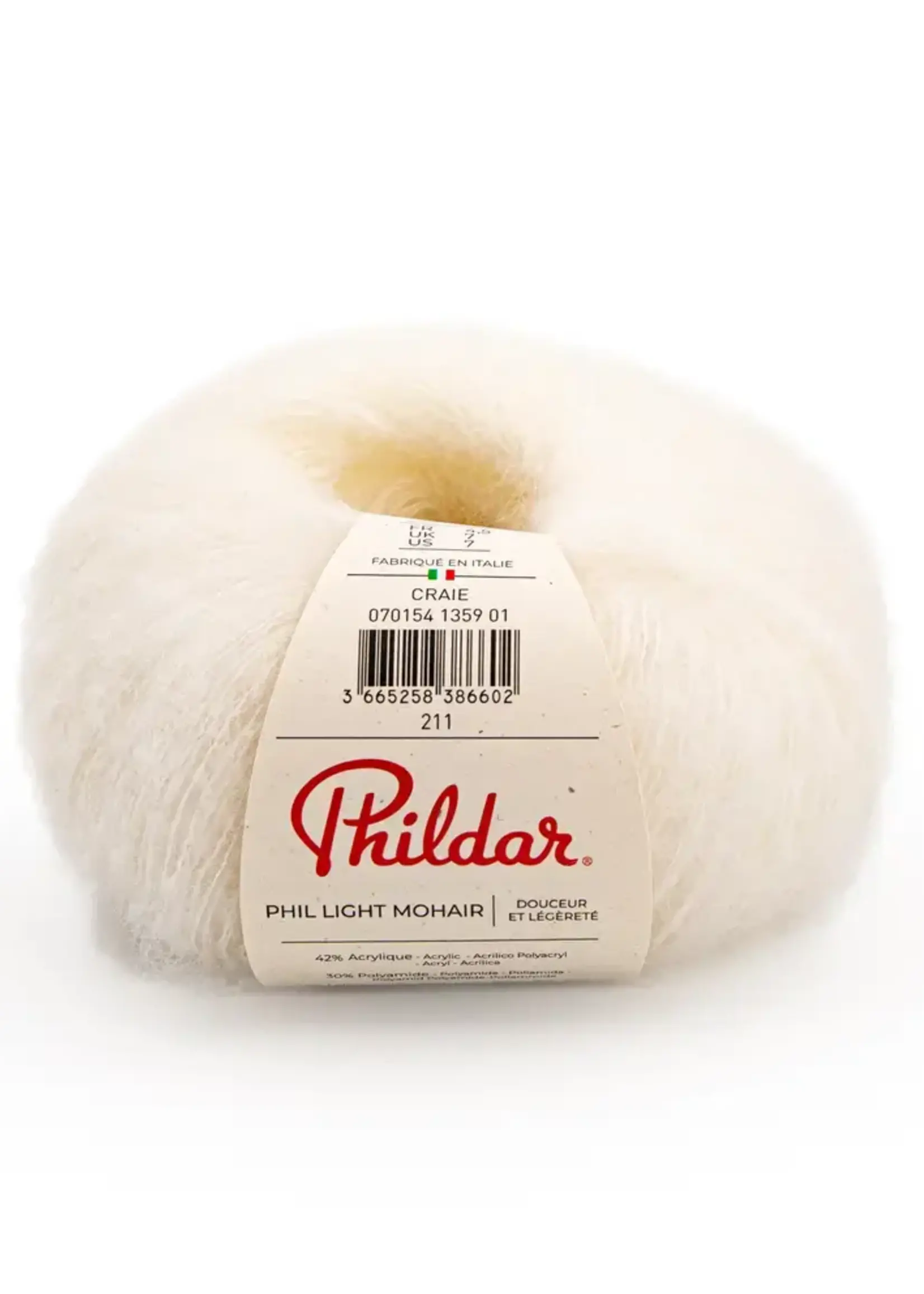 Phildar Phil Light Mohair -1359 craie-40%