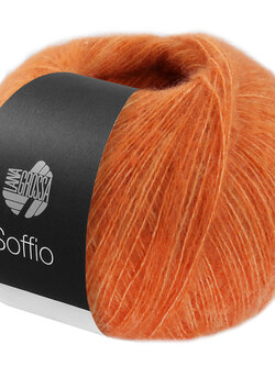 Lana Grossa Soffio -06 oranje -25%