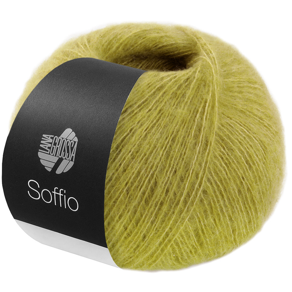 Lana Grossa Soffio -08 kiwigroen -25%