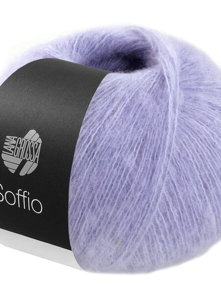 Lana Grossa Soffio -11 shiner blauw
