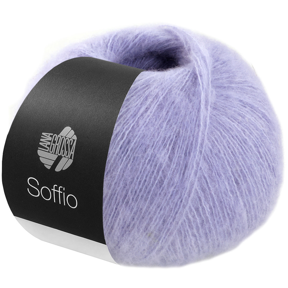 Lana Grossa Soffio -11 shiner blauw