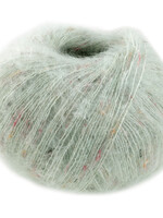 Lana Grossa Natural Superkid Tweed -617 grijsgroen