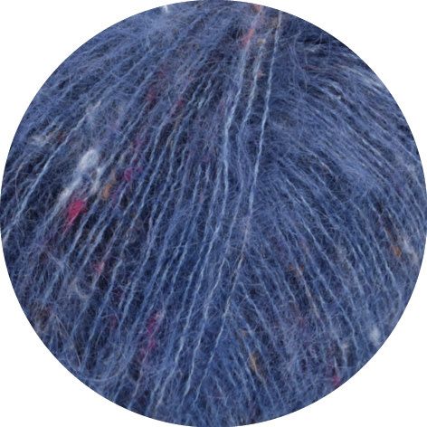 Lana Grossa Natural Superkid Tweed -619 donkerblauw