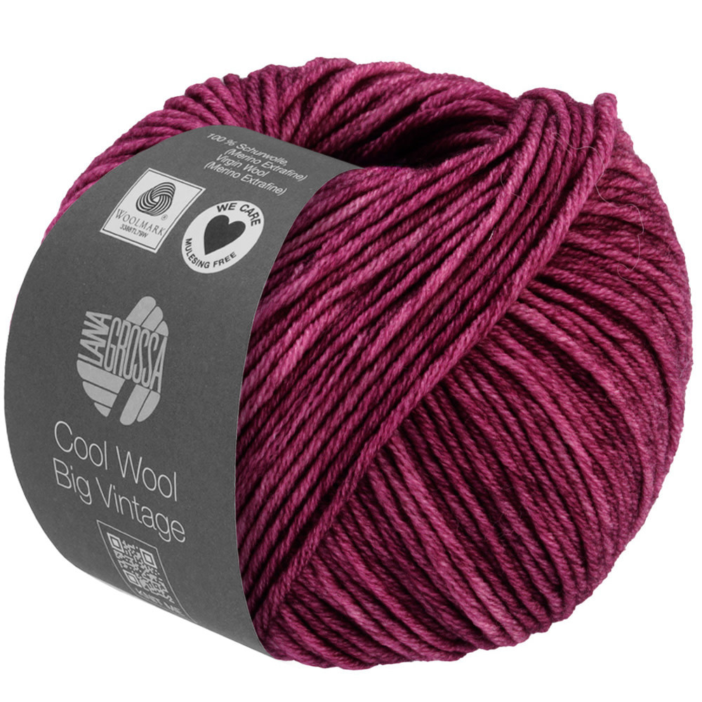Lana Grossa Cool Wool Big Vintage -7177 indian rood