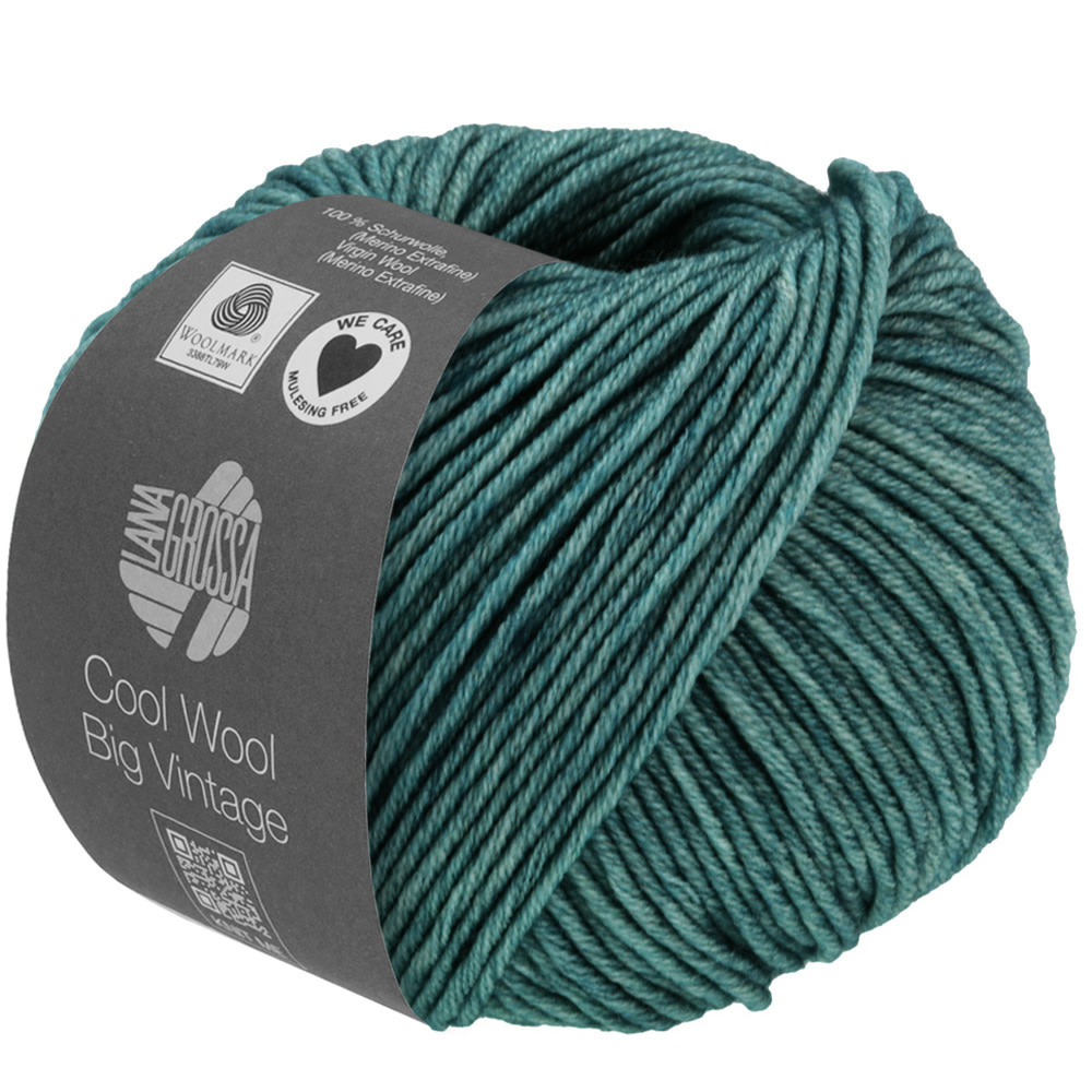 Lana Grossa Cool Wool Big Vintage -7179 petrol
