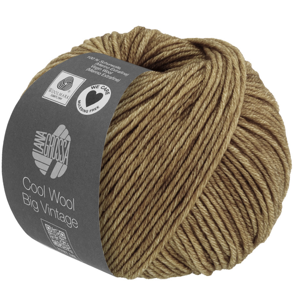 Lana Grossa Cool Wool Big Vintage -7182 zand beige