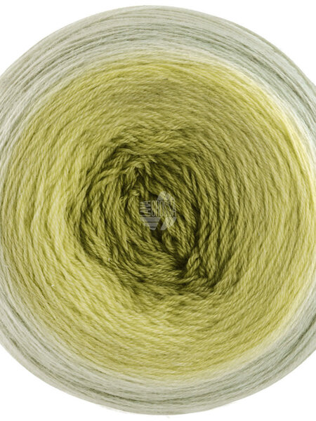 Lana Grossa Merino Lace Aquarell -01-olijf/licht olijf/groengrijs30%