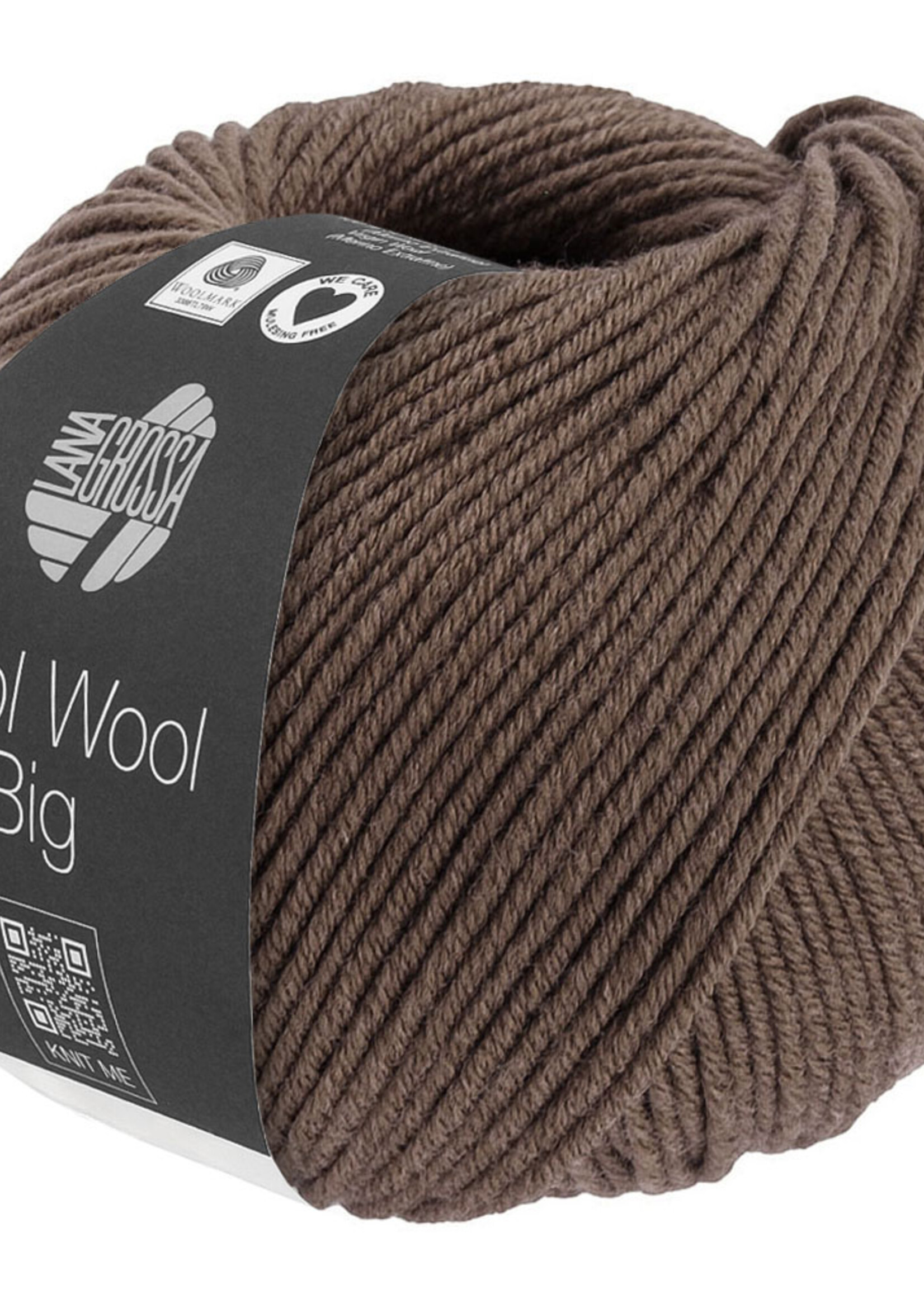 Lana Grossa Cool Wool Big - Lana Grossa 1635 -koffiebruin gemeleerd