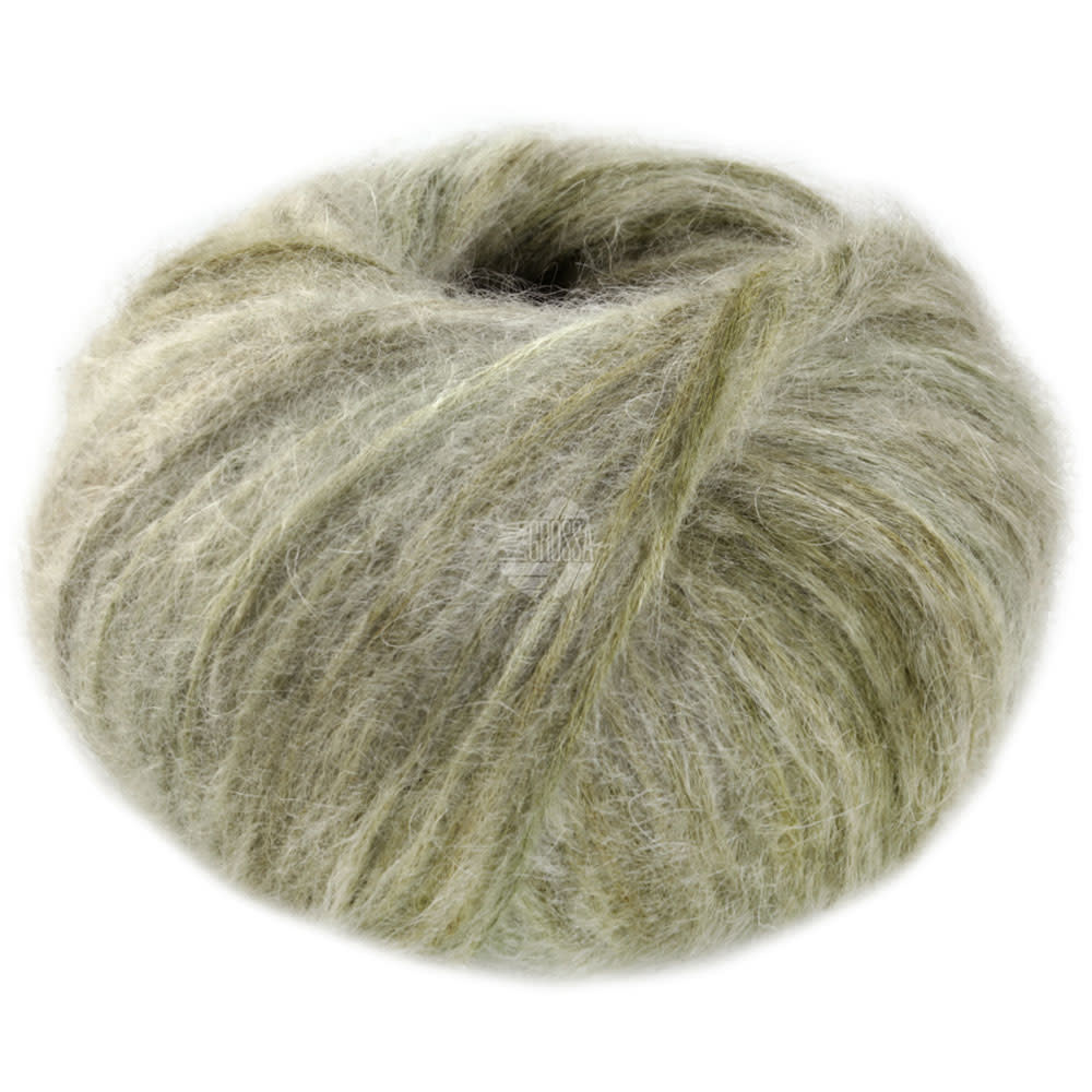 Lana Grossa Superkid Seta - Lana Grossa 108 grijs/olijf/resedagroen30%