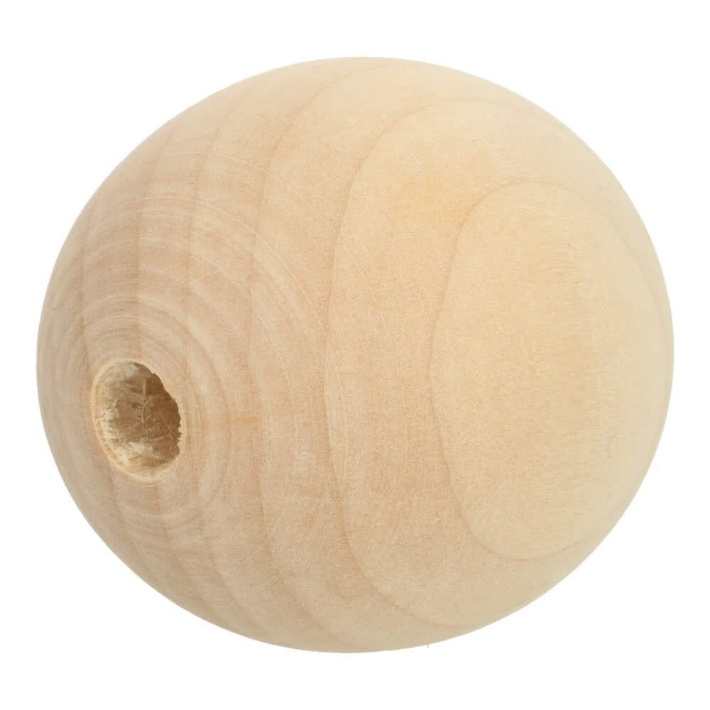 Houten kralen 22mm naturel