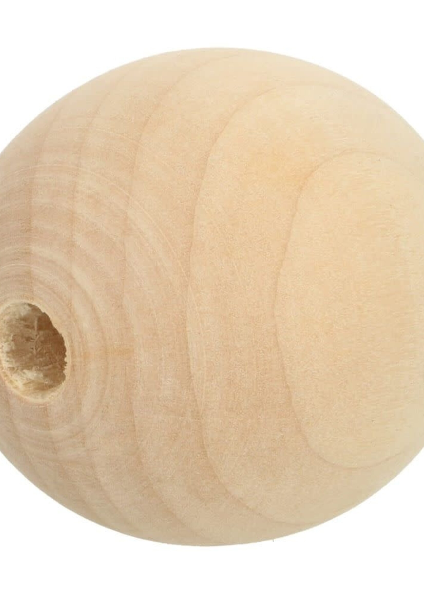 Houten kralen 19mm naturel