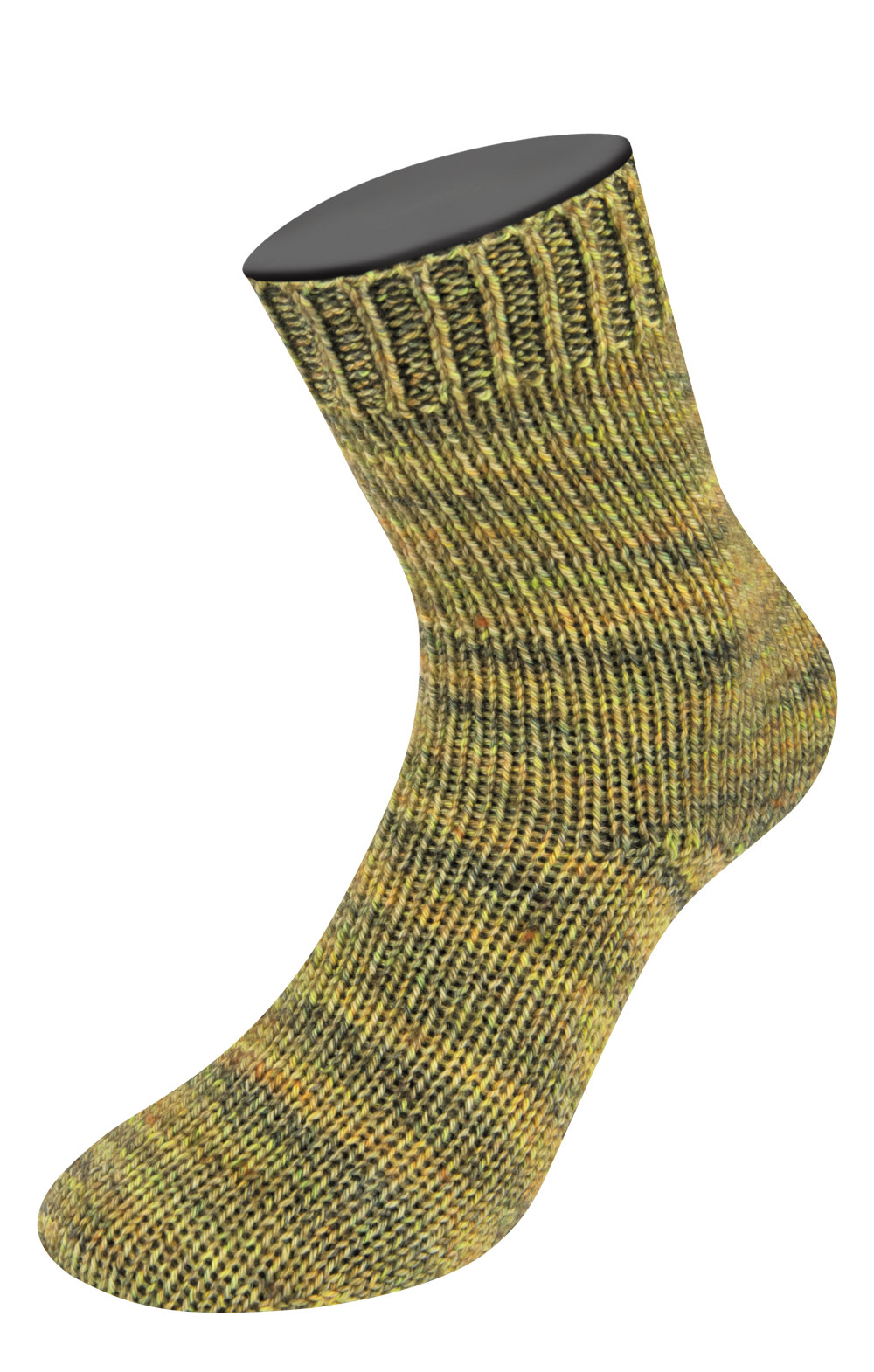 Lana Grossa Vintage Socks - Lana Grossa -1001-beige mêleerd/geelgroen mêleerd/kaki mêleerd/grijs groen mêleerd