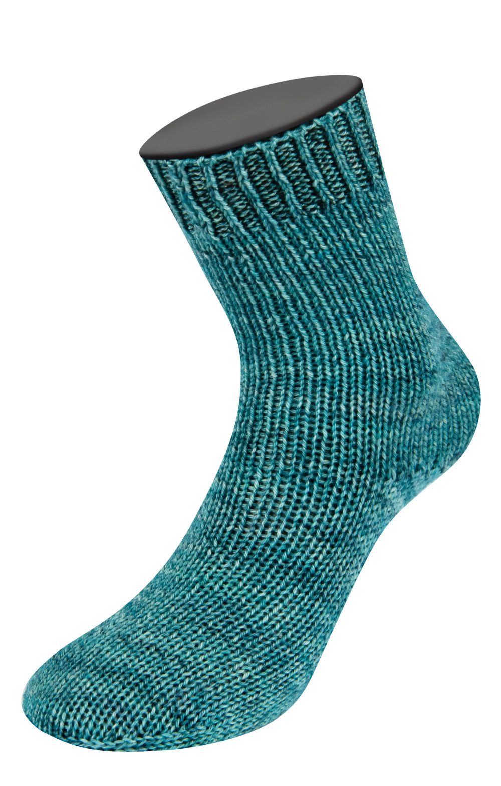 Lana Grossa Vintage Socks - Lana Grossa -1003-munt mêleerd/grijs blauw mêleerd/jeans mêleerd/petrol mêleerd