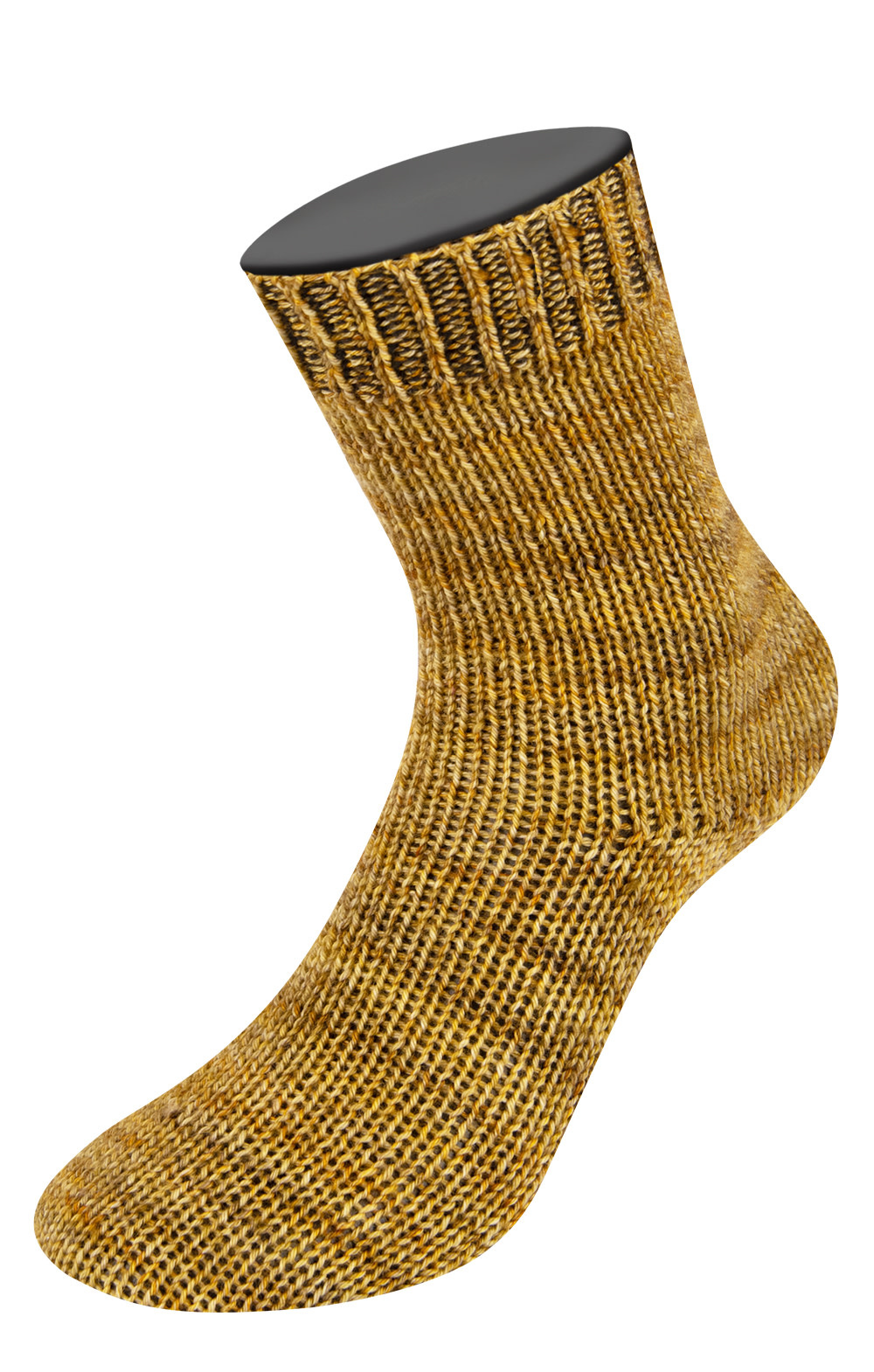 Lana Grossa Vintage Socks - Lana Grossa -1006-mosterdgeel mêleerd/geelbruin mêleerd/groenbruin mêleerd