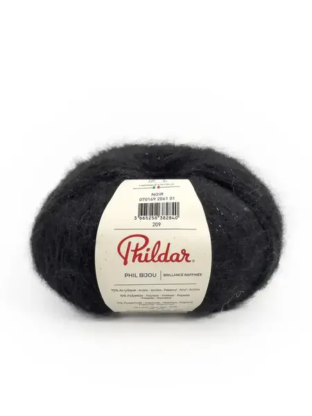 Phildar Phil Bijou - Phildar -2061 noir-40%