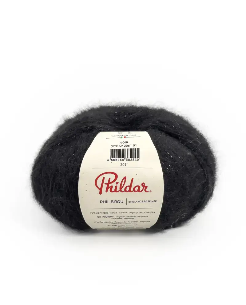 Phildar Phil Bijou - Phildar -2061 noir-40%