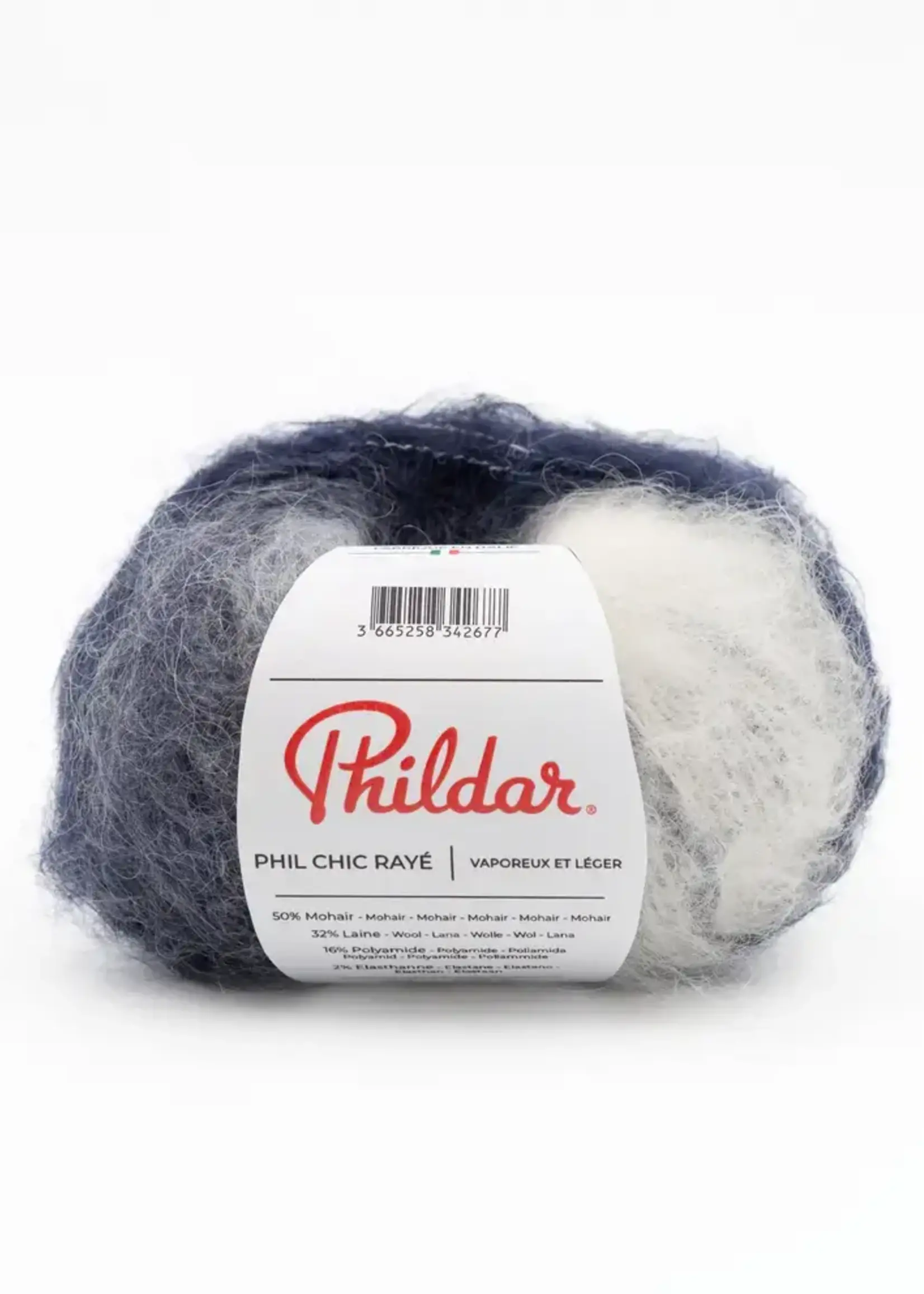 Phildar Phil Chic Rayé - Phildar -marin-25%