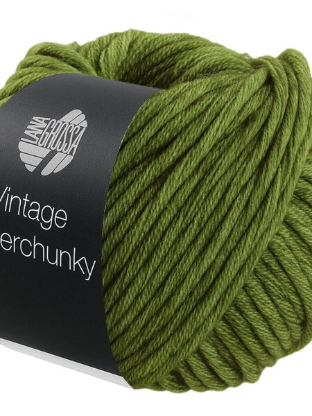 Lana Grossa Vintage Superchunky -507 appel groen30%