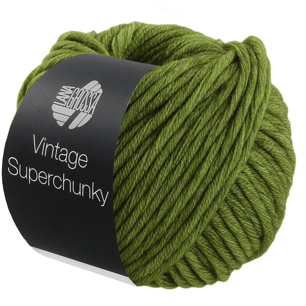 Lana Grossa Vintage Superchunky -507 appel groen30%