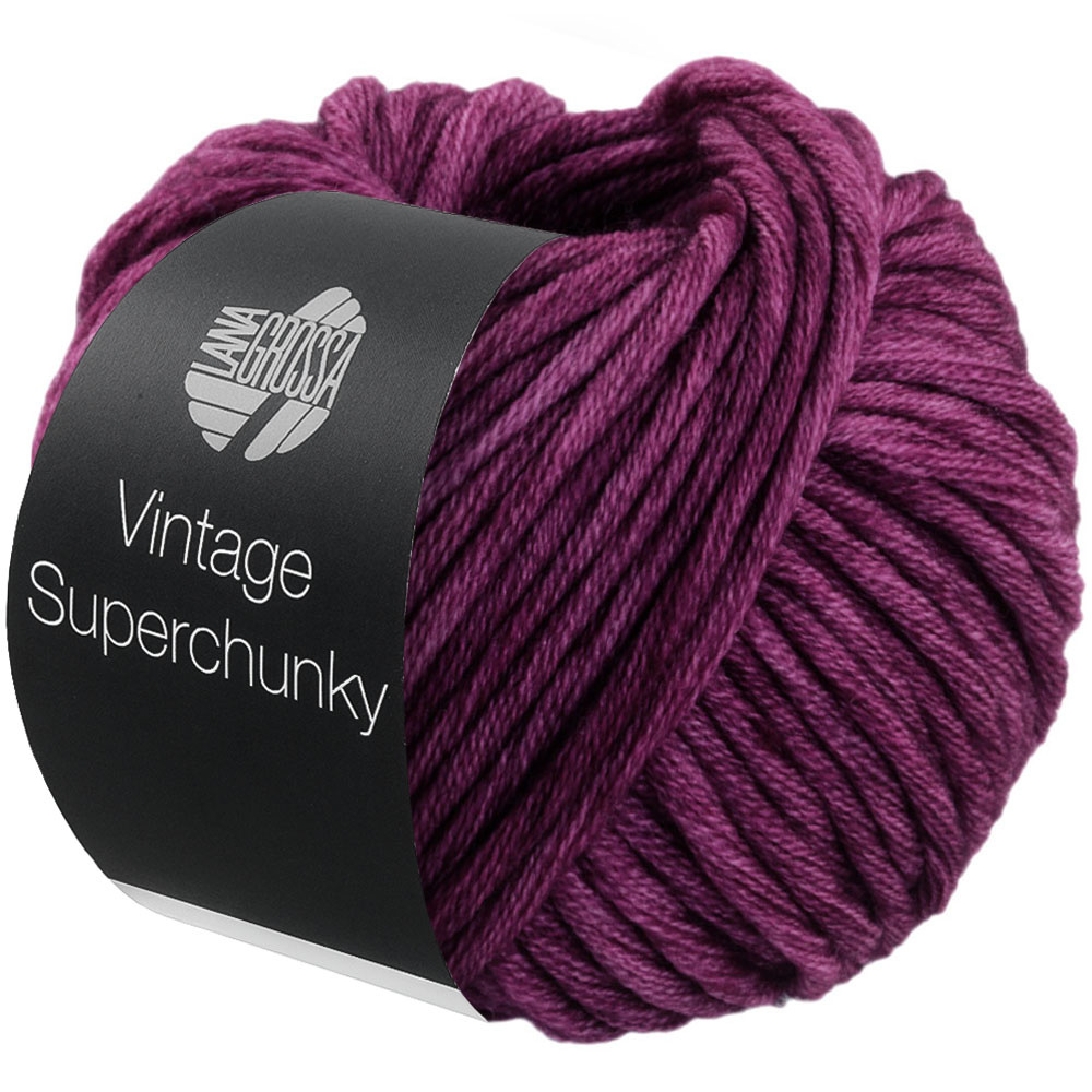 Lana Grossa Vintage Superchunky -502 bordeaux30%